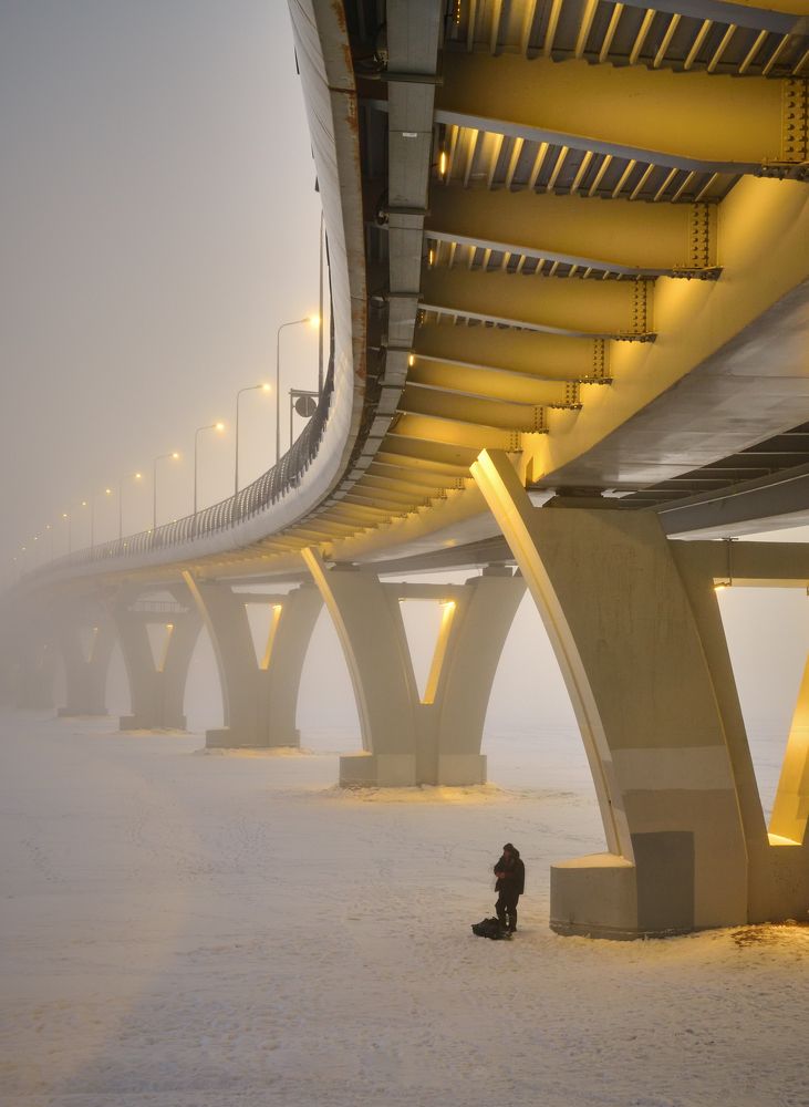 Зимняя рыбалка по-Питерски
