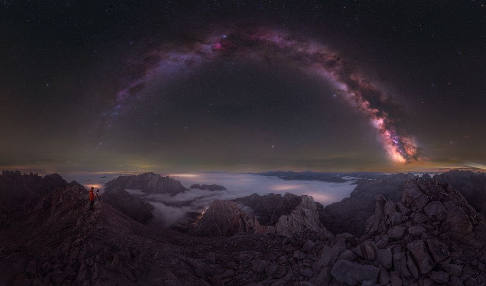 Sea of clouds and the boiler