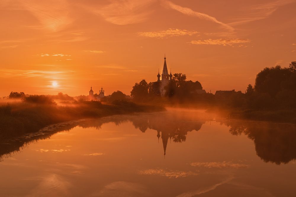 Огненный рассвет в Дунилово