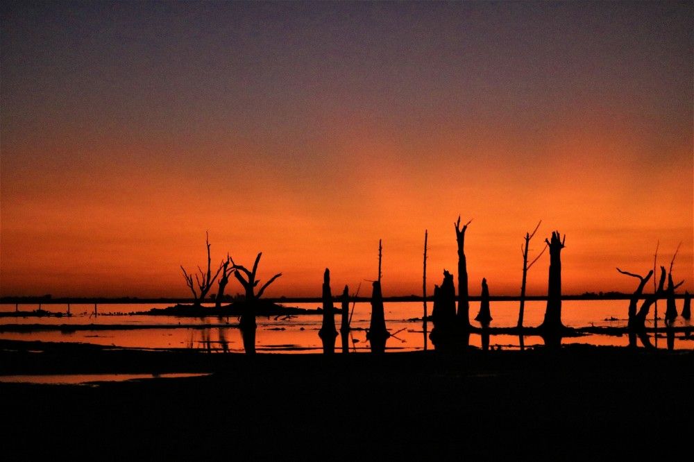 atardecer mar adentro