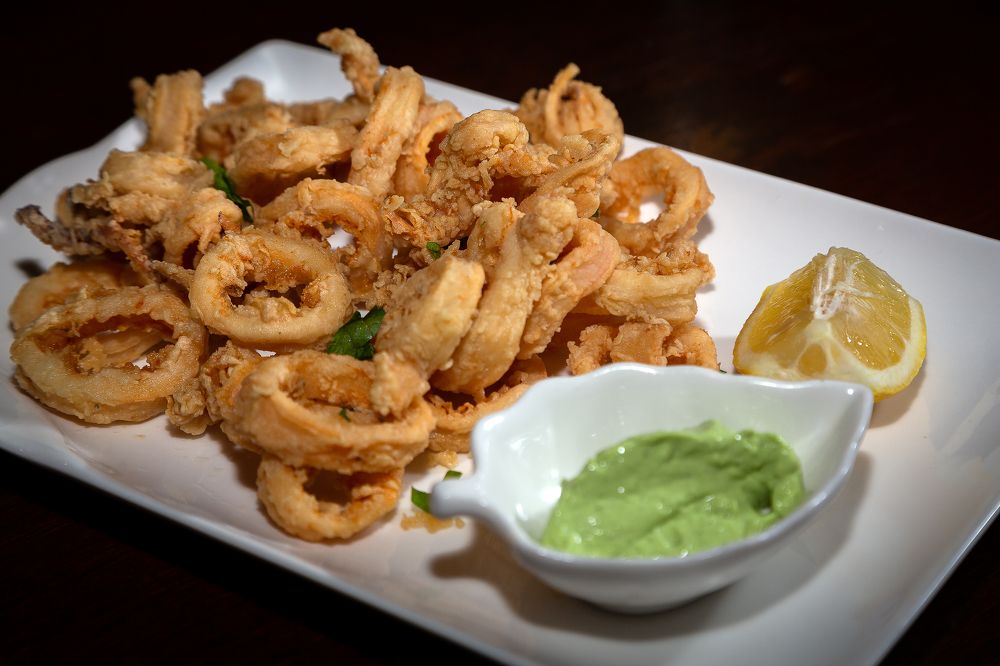 Кольца кальмара в кляре