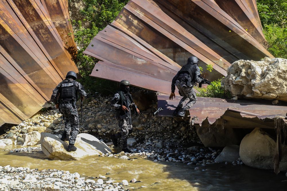 Haitian National Police operation