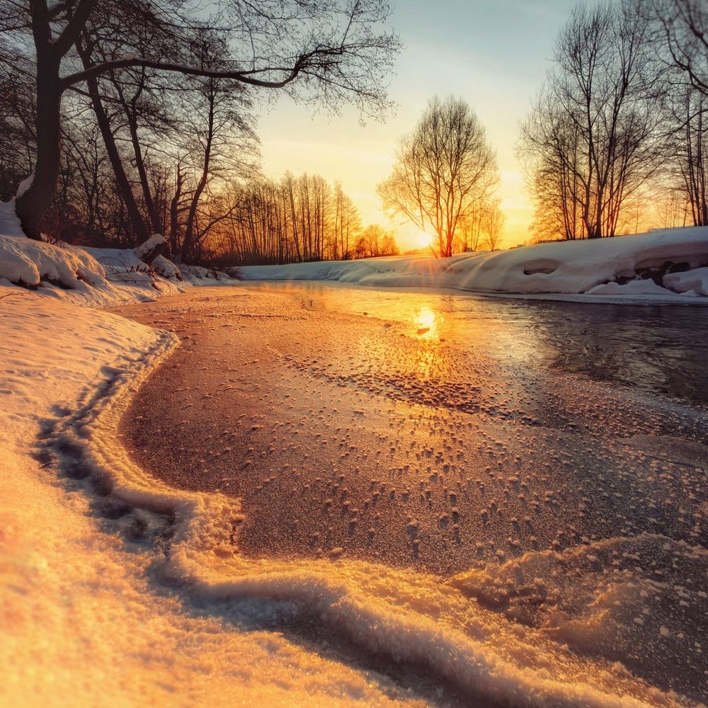 Закатные лучи февраля