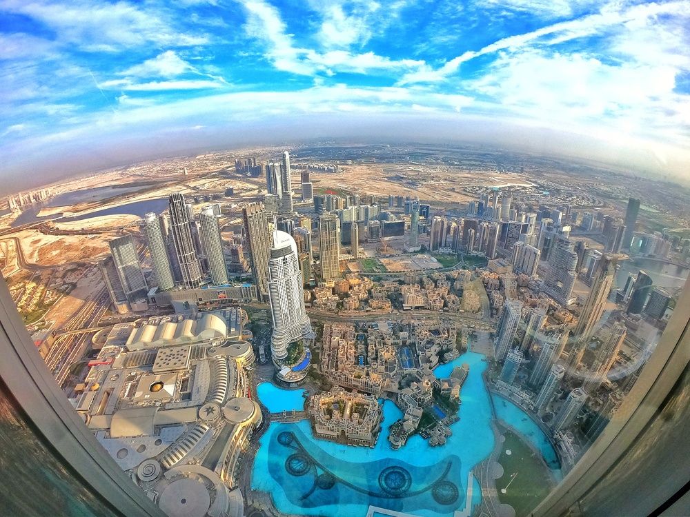 At the top - Burj Khalifa