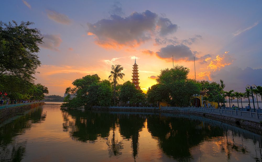 The old temple of Hanoi City