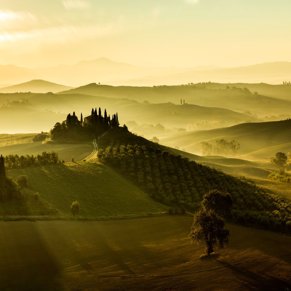 Dawn in Tuscany