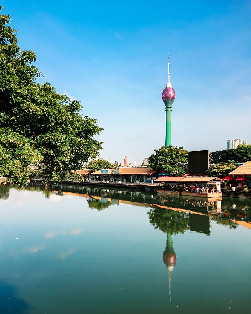 Reflection Of The Colombo Lotus Tower