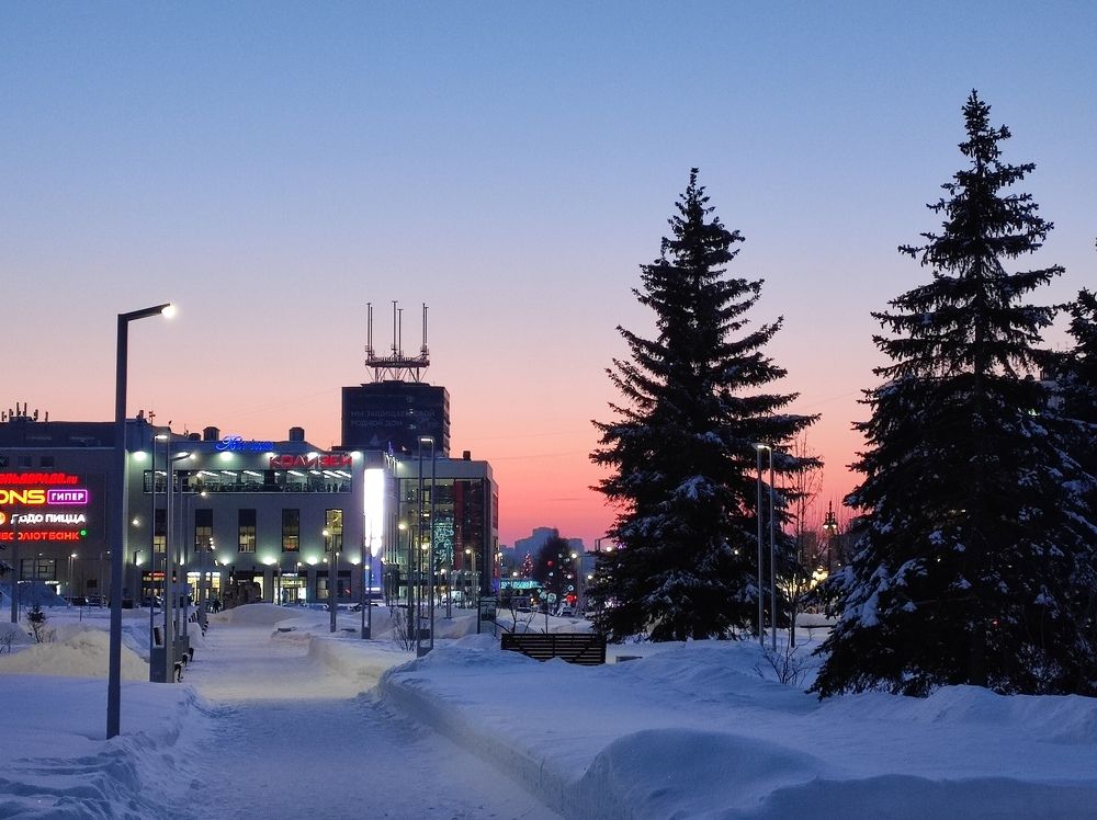 Огни  города