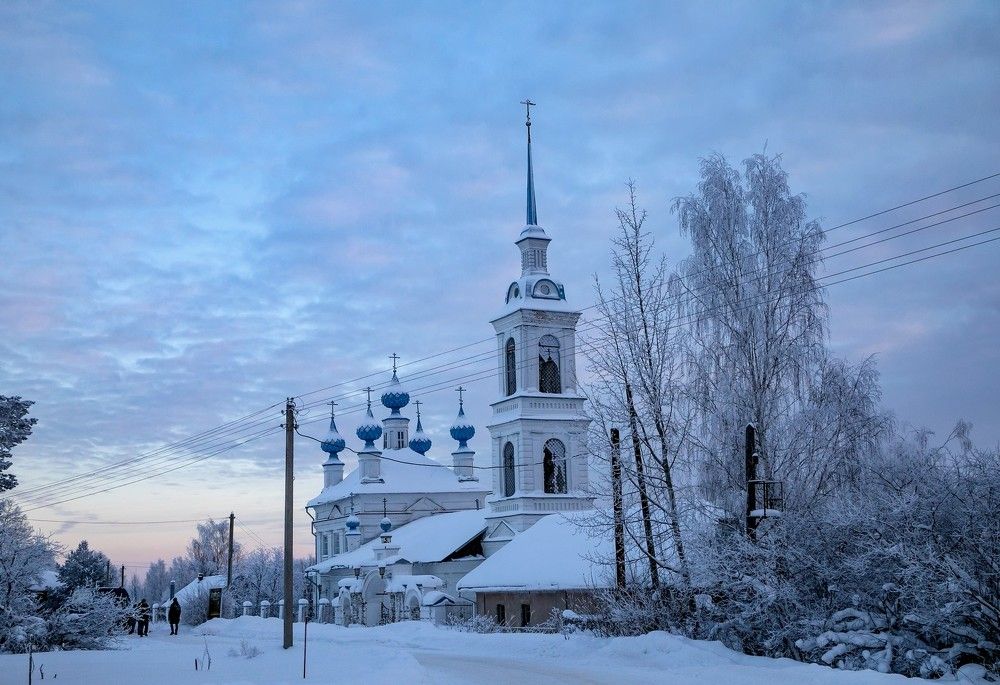 Церковь Успения Пресвятой Богородицы в селе Домнино.