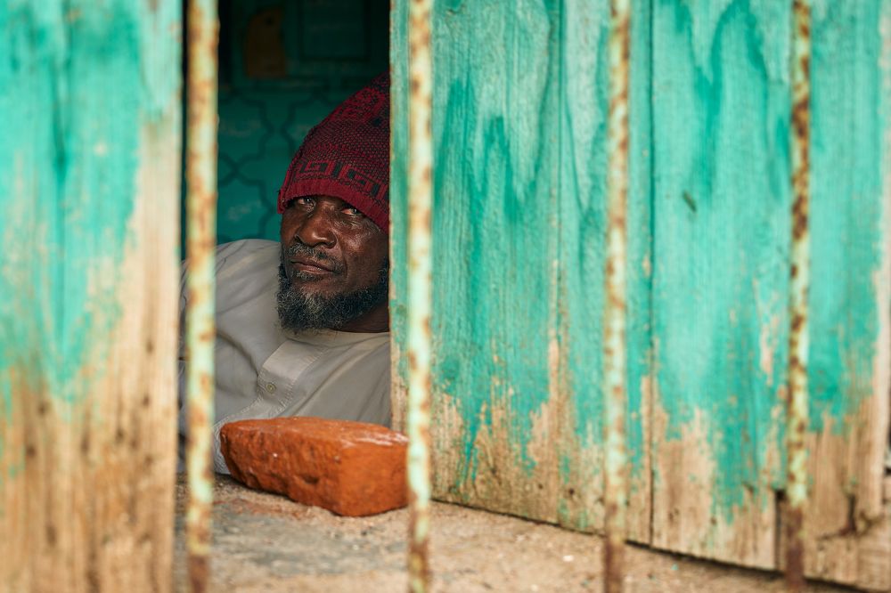 The man behind the window