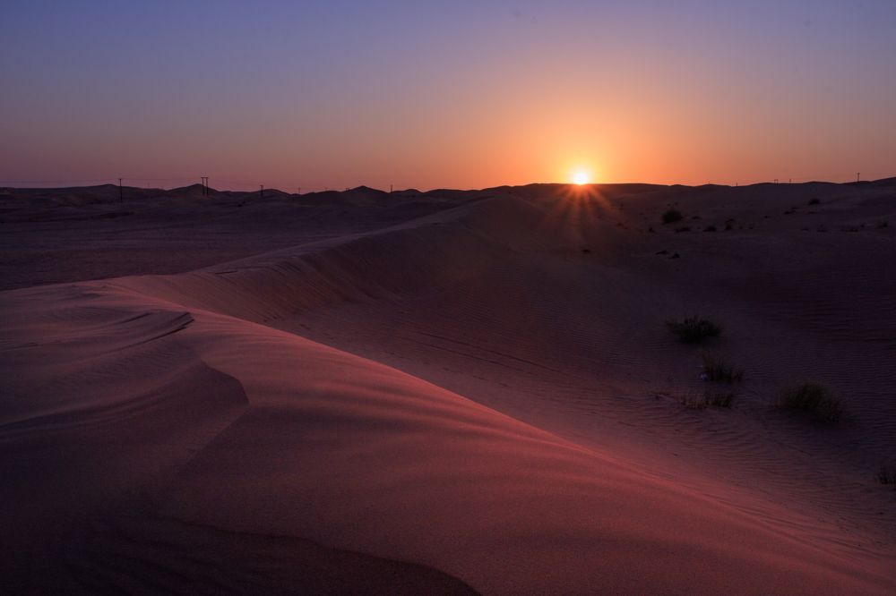 Sunrise at Desert