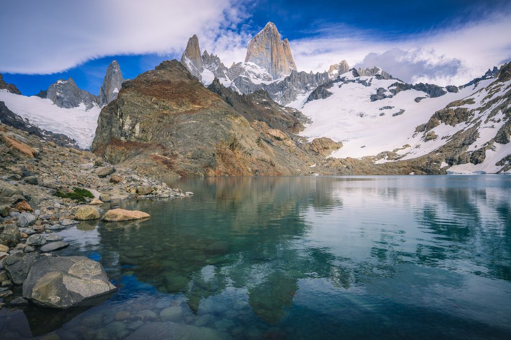 Утро в Лагуне де лос Трес