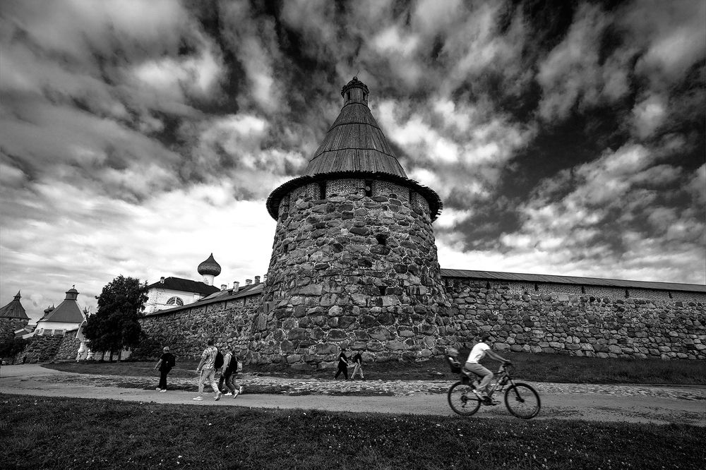 Прядильная (Стратилатовская) башня Соловецкого монастыря