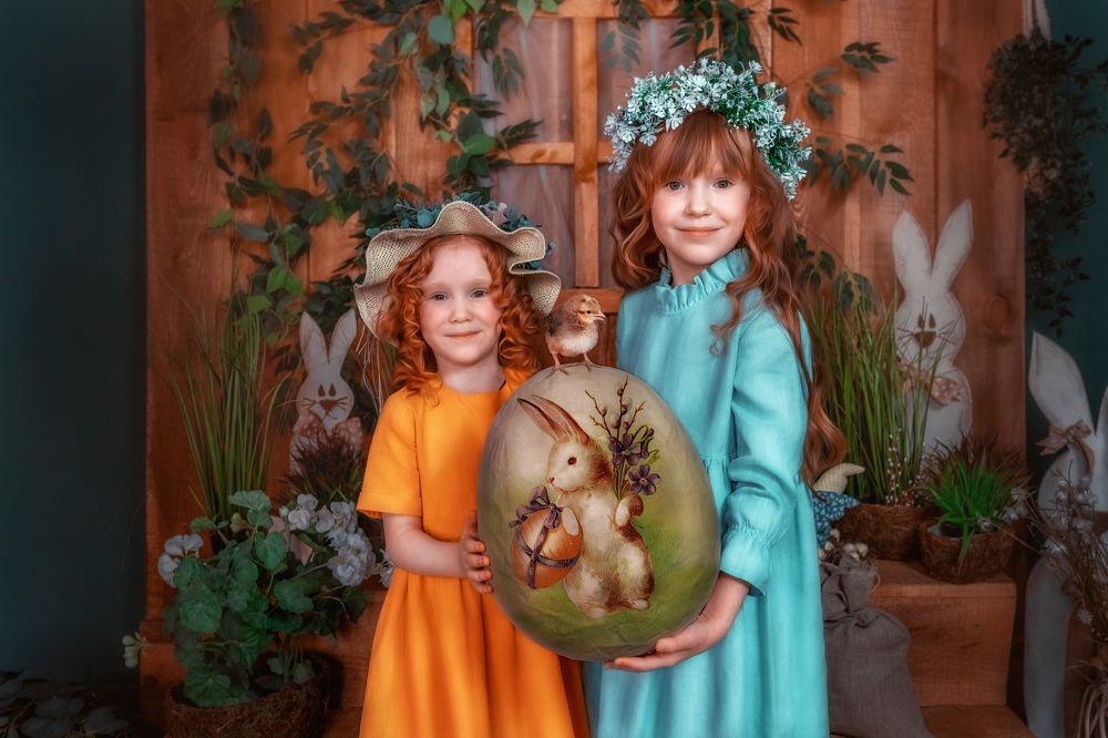 Пасхальная открытка