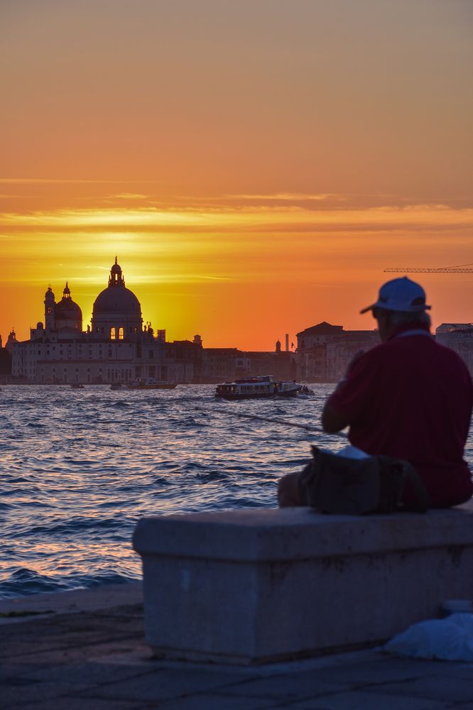 Sunset in Venice