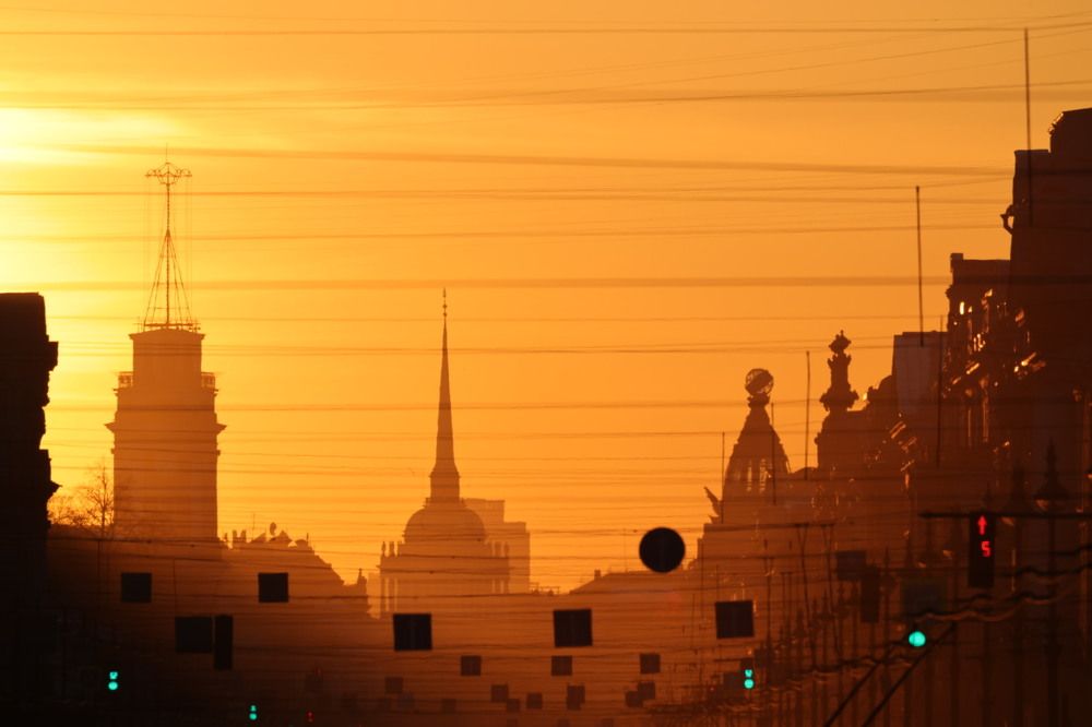 Закаты Петербурга