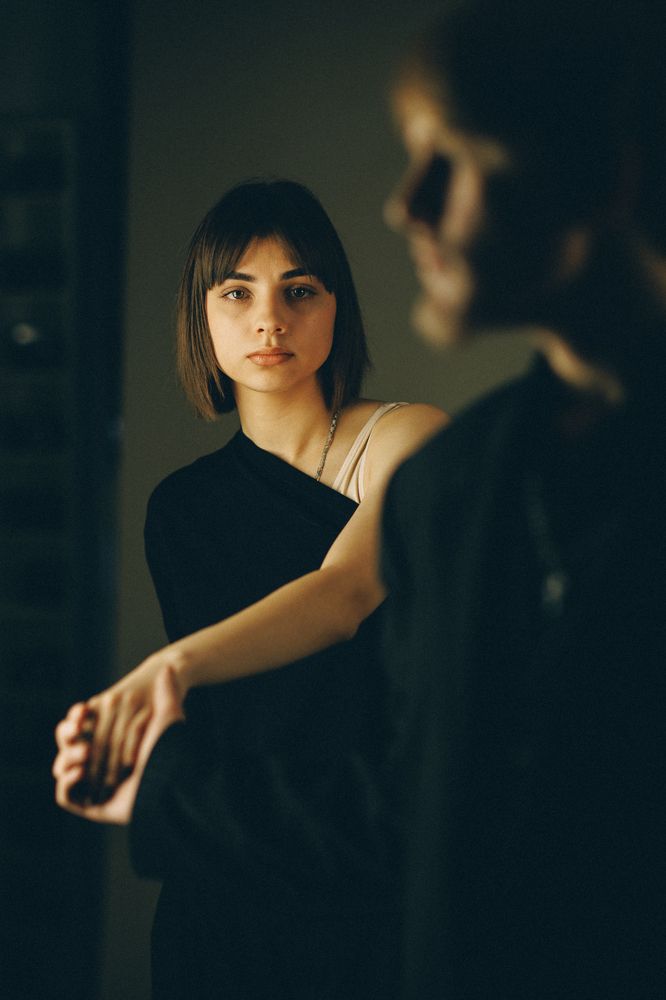 In his hands: shared path