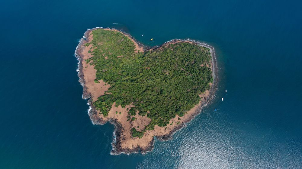 Heart shaped island (Netrani Island)