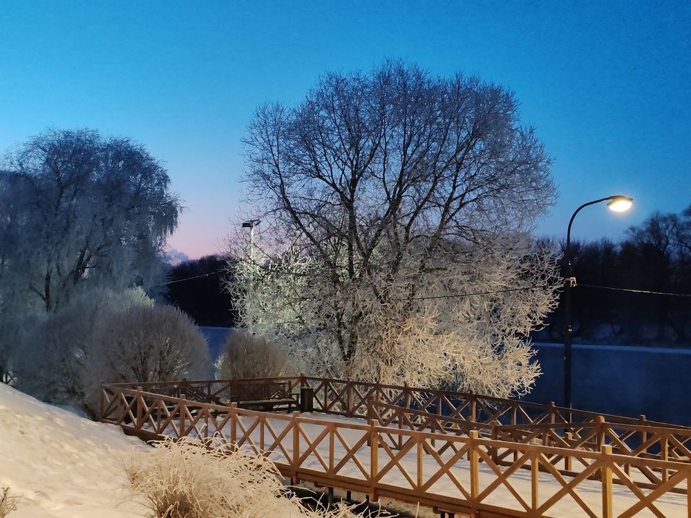 Зимний вечер в Коломне