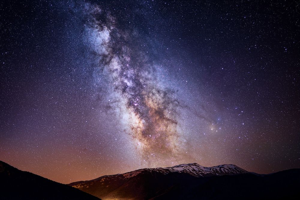 Млечный путь над горой Панджарлы