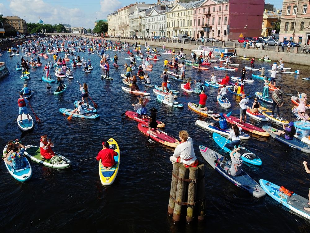 Фестиваль Fontanka Sup в Санкт-Петербурге