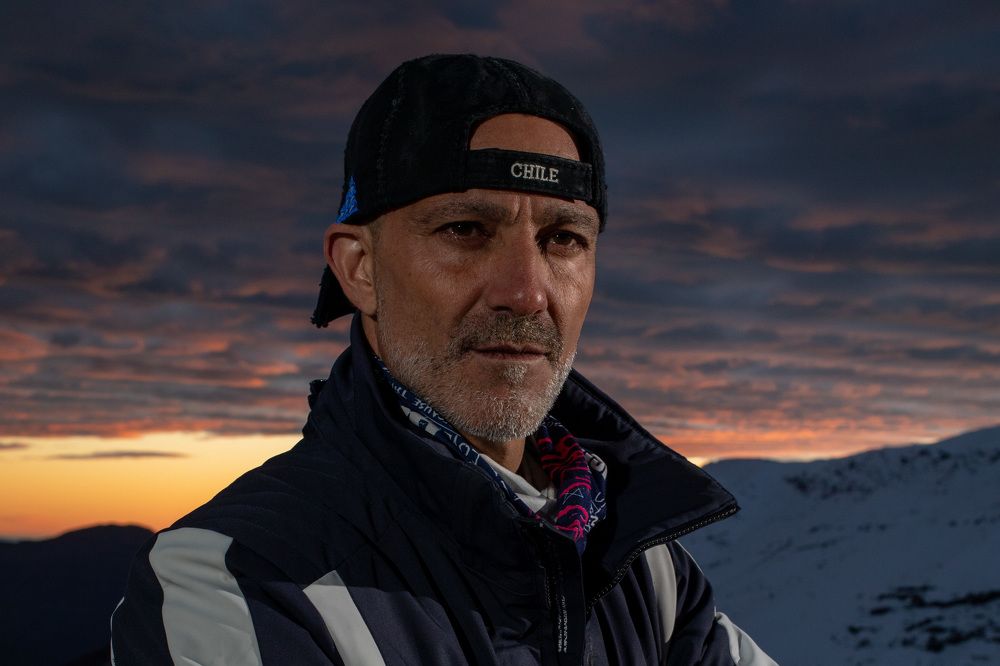 Natalio in the Andes mountain range.