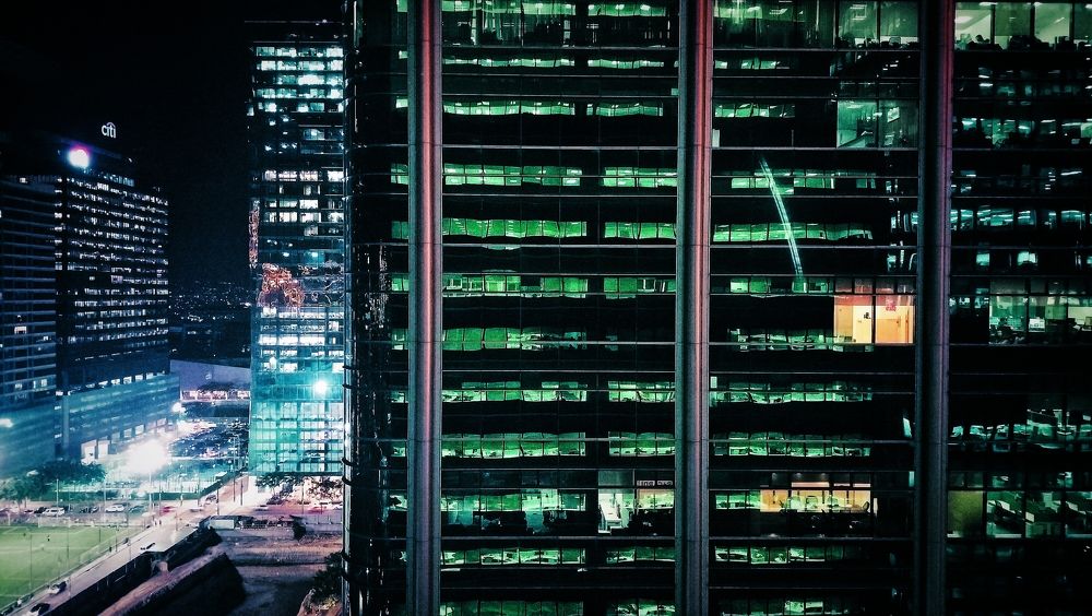 BGC Building Night View