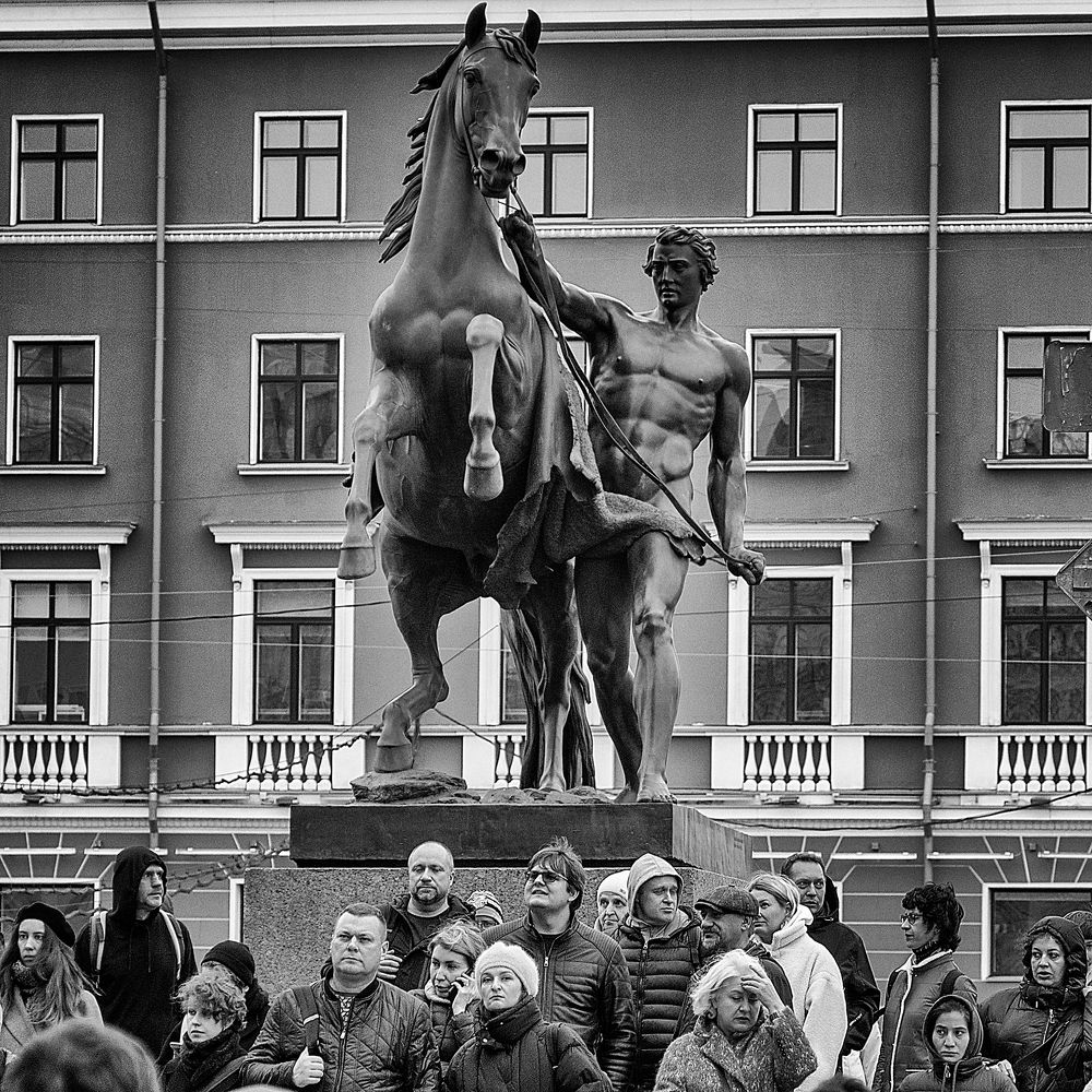 Stopped at the crossroad