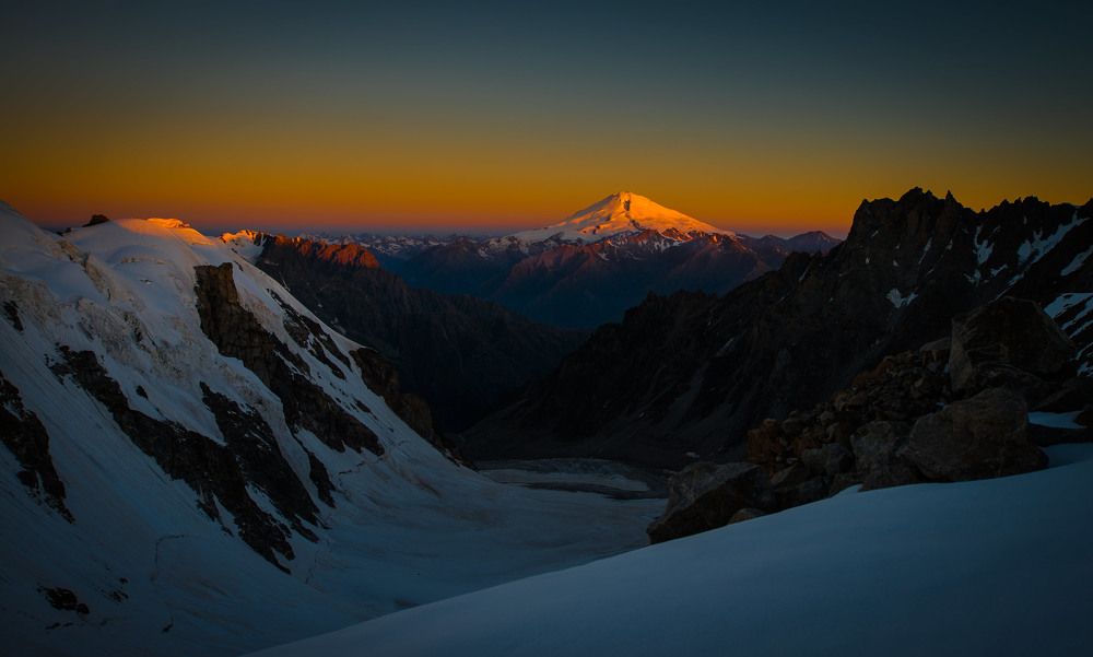 Рассвет с перевала куллумкол.