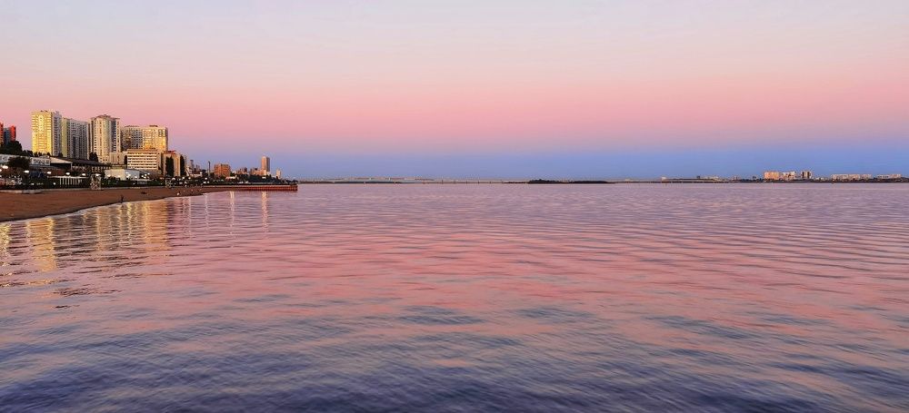 Розовый закат