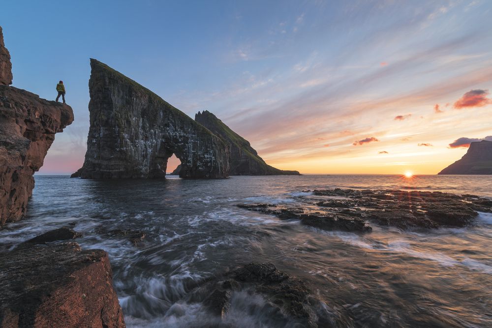 Drangarnir Epic Sunset