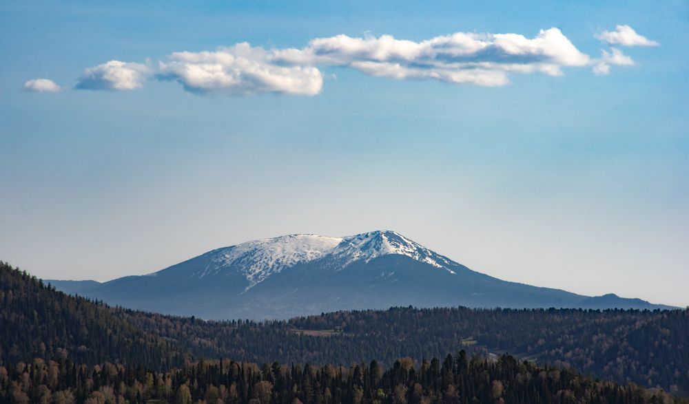 Облака над Алтайскими горами