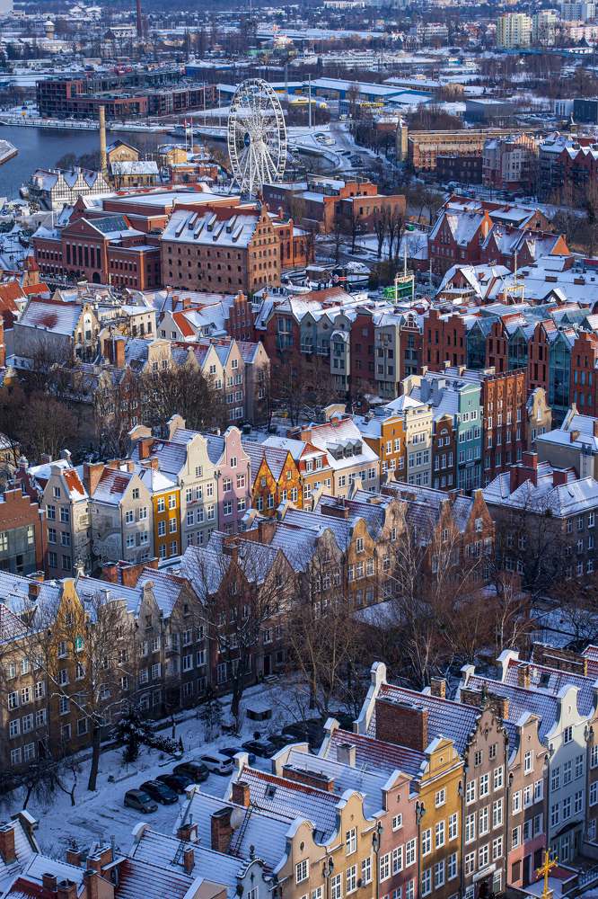 Snowy Gdansk