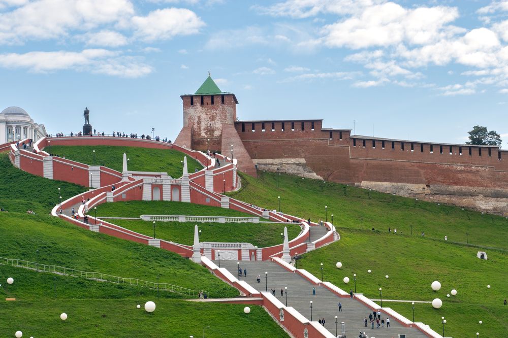 Нижегородский кремль и Чкаловская лестница