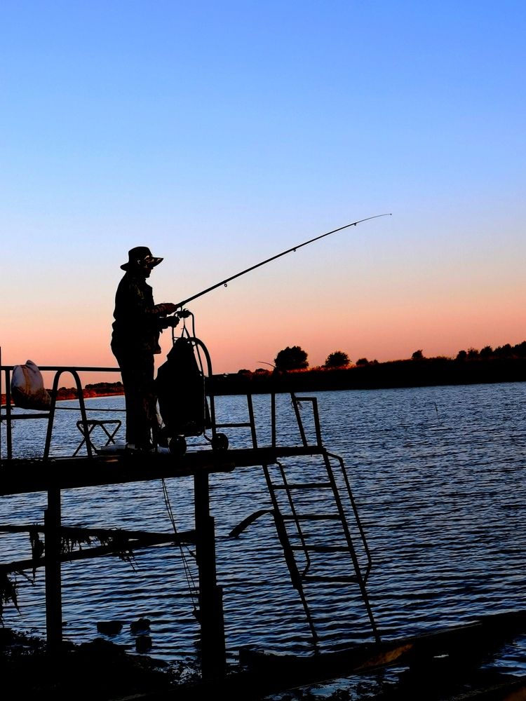 Рыбалка на закате