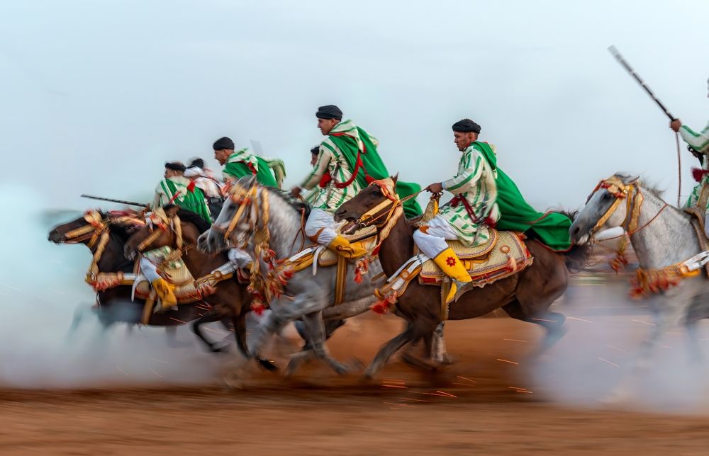 Tbourida art - Morocco fantasia
