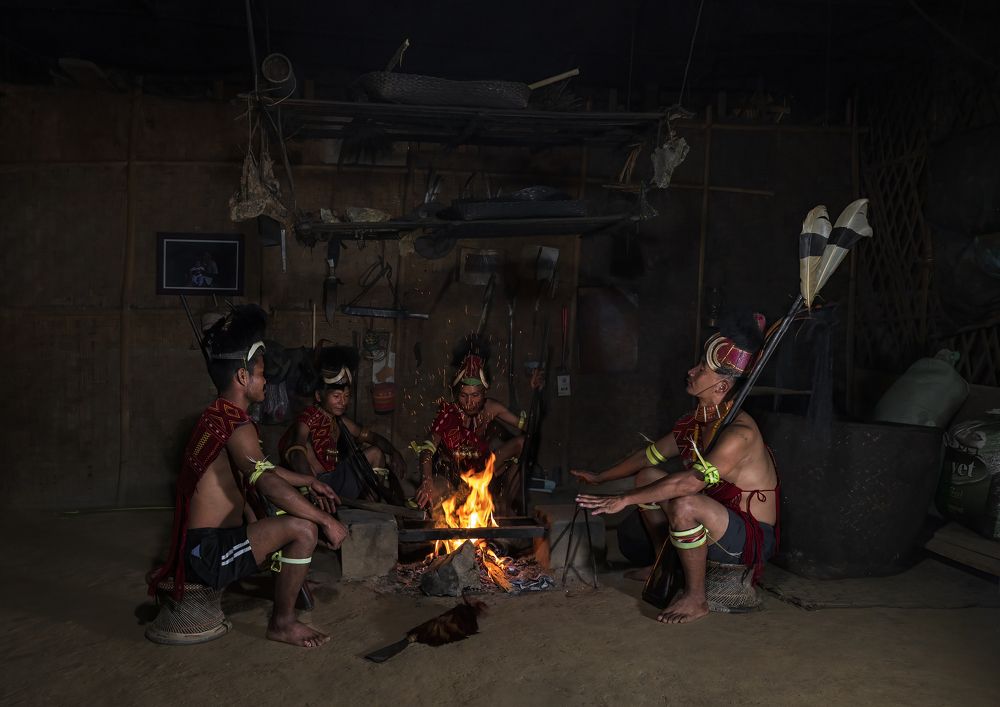 Daily life of naga tribe