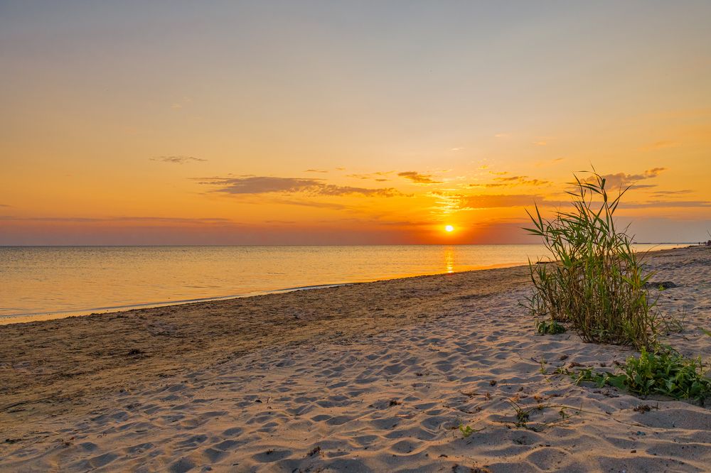 Закат на Чёрном море.