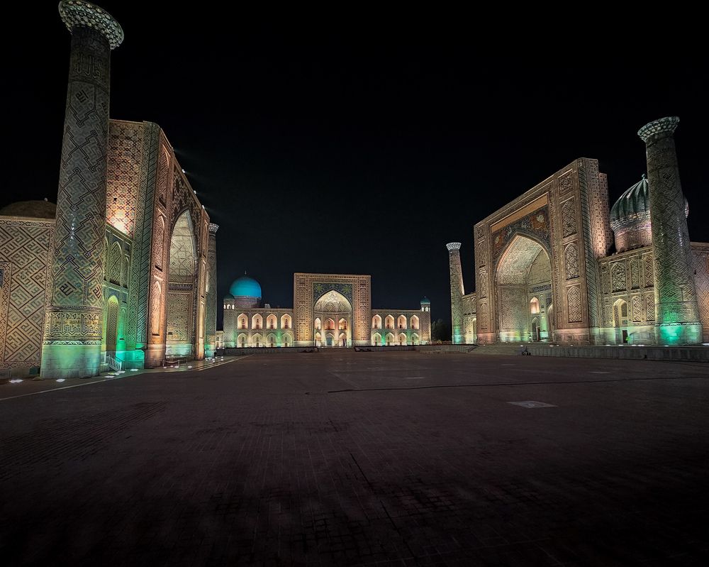 Samarkand night time