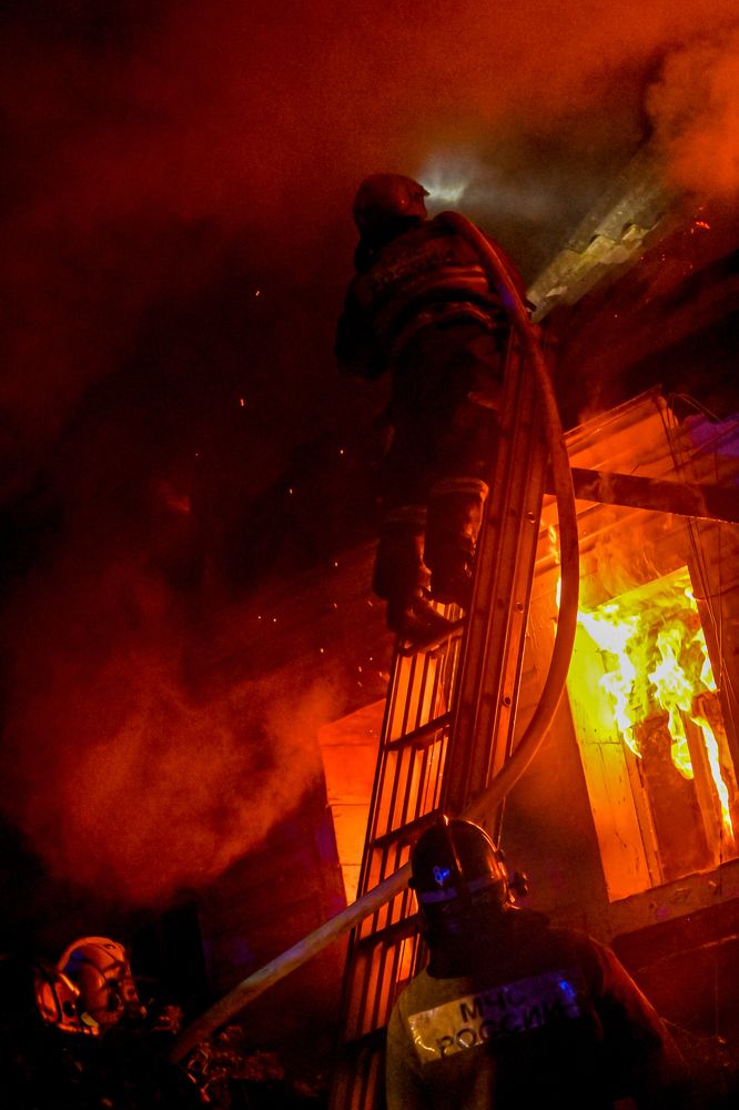 На первом рубеже...