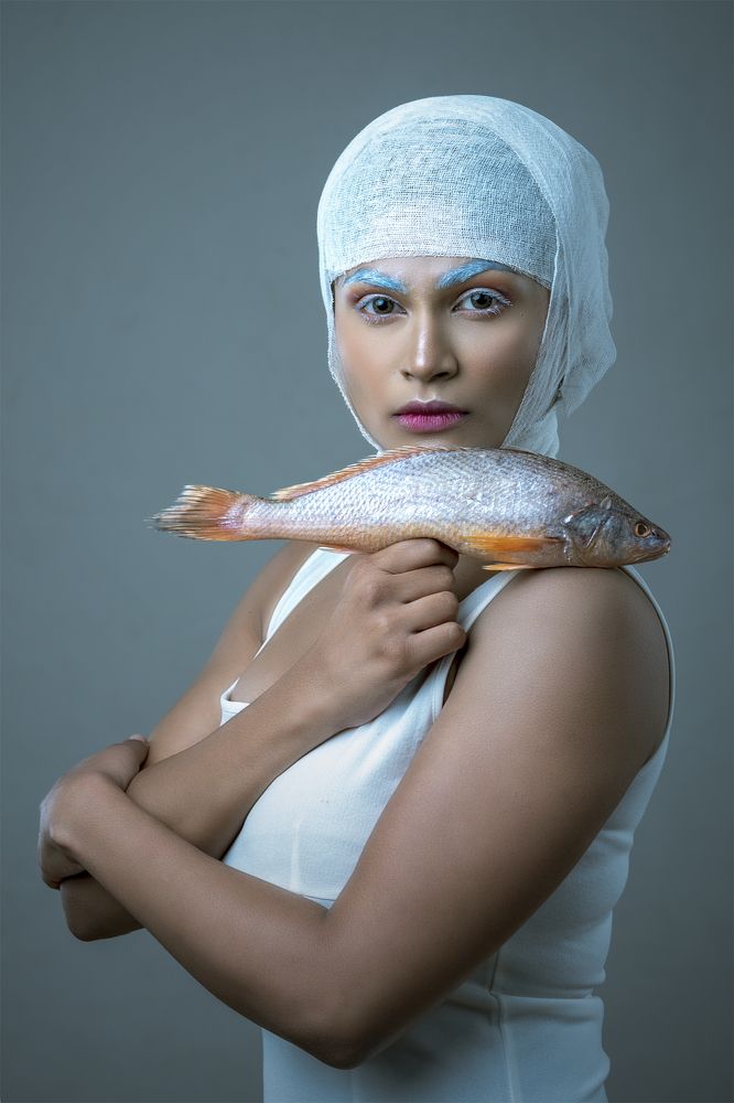 Lady with the fish