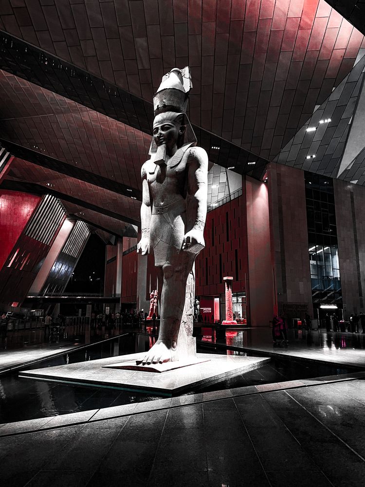 Ramesees II in the Grand Egyptian museum