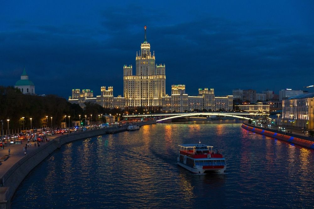 Синий осенний вечер