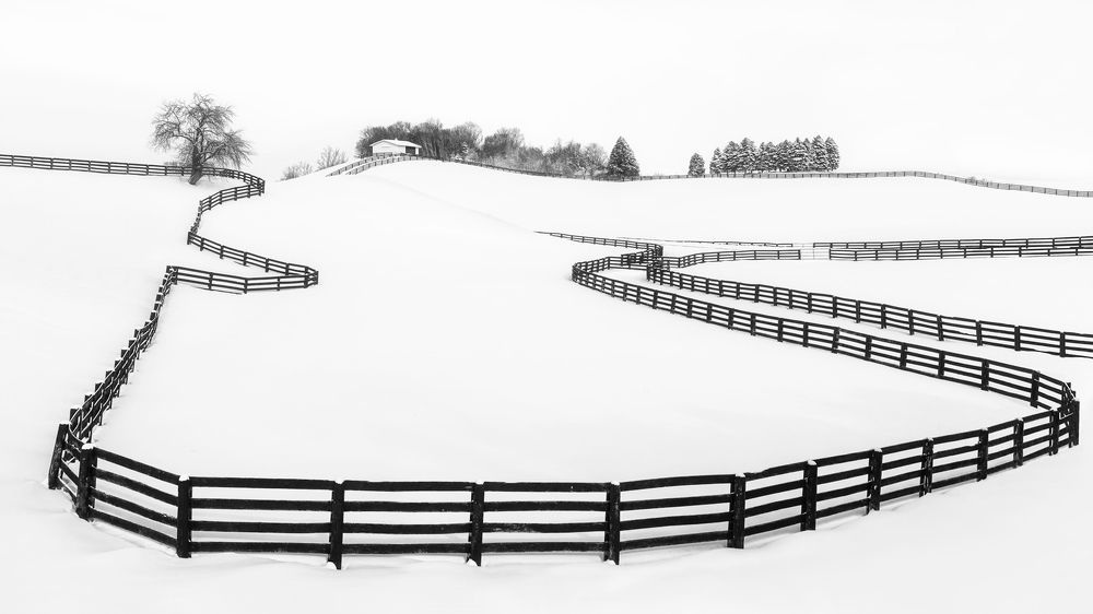Snow-Covered Horse Farm 2