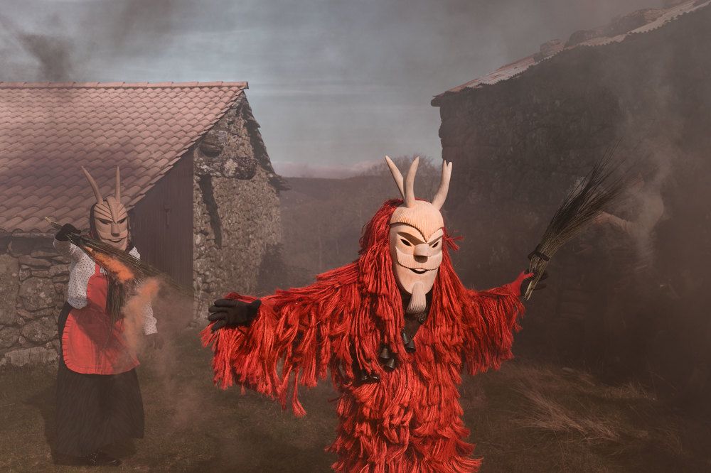 Caretos of Lazarim, Portugal