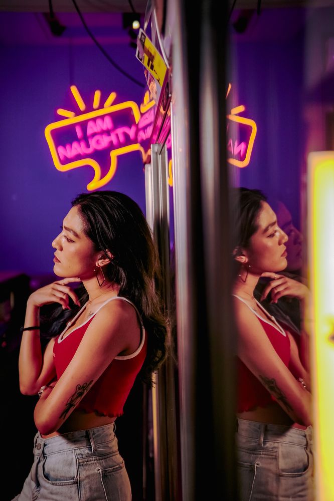 Night potrait photoshoot