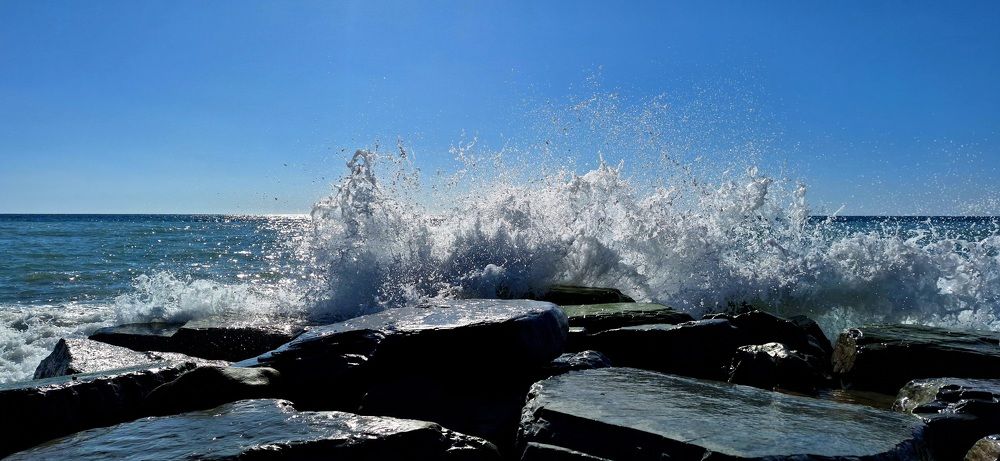 Морские брызги.