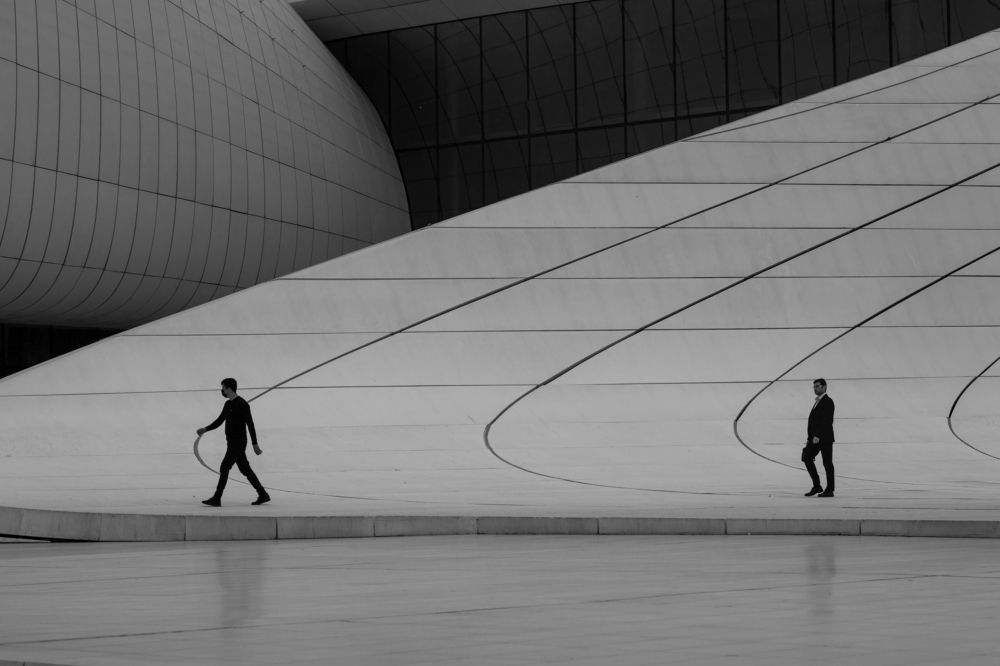 Haydar Aliyev de yürümek