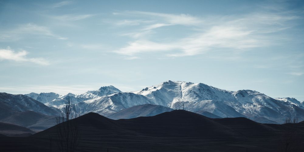 Zangezur mountains in winter