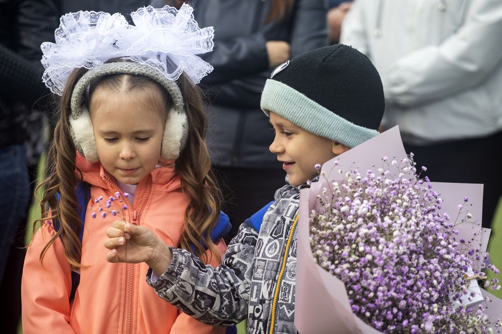 Первый раз в первый класс.